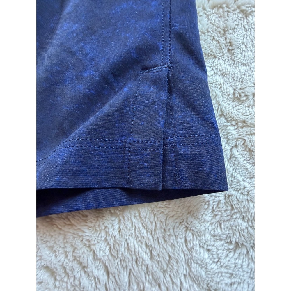 Lululemon T.H.E. Linerless Shorts Mens XL Dark Blue Camo Drawstring Activewear - Picture 6 of 13